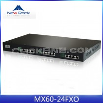 New Rock - MX60-24FXO [24 FXO Analog VoIP Gateway]
